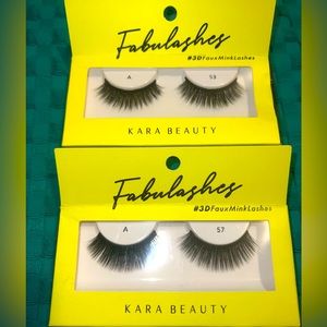 New In Box KARA BEAUTY FAUX MINK LASHES SET OF 2